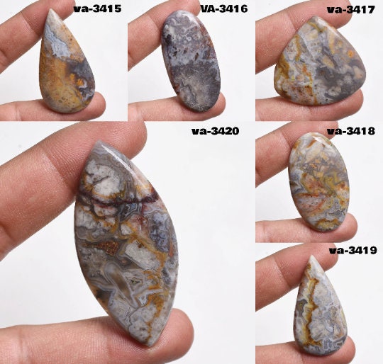 Rare Crazy Lace Agate Cabochon – Loose Gemstone