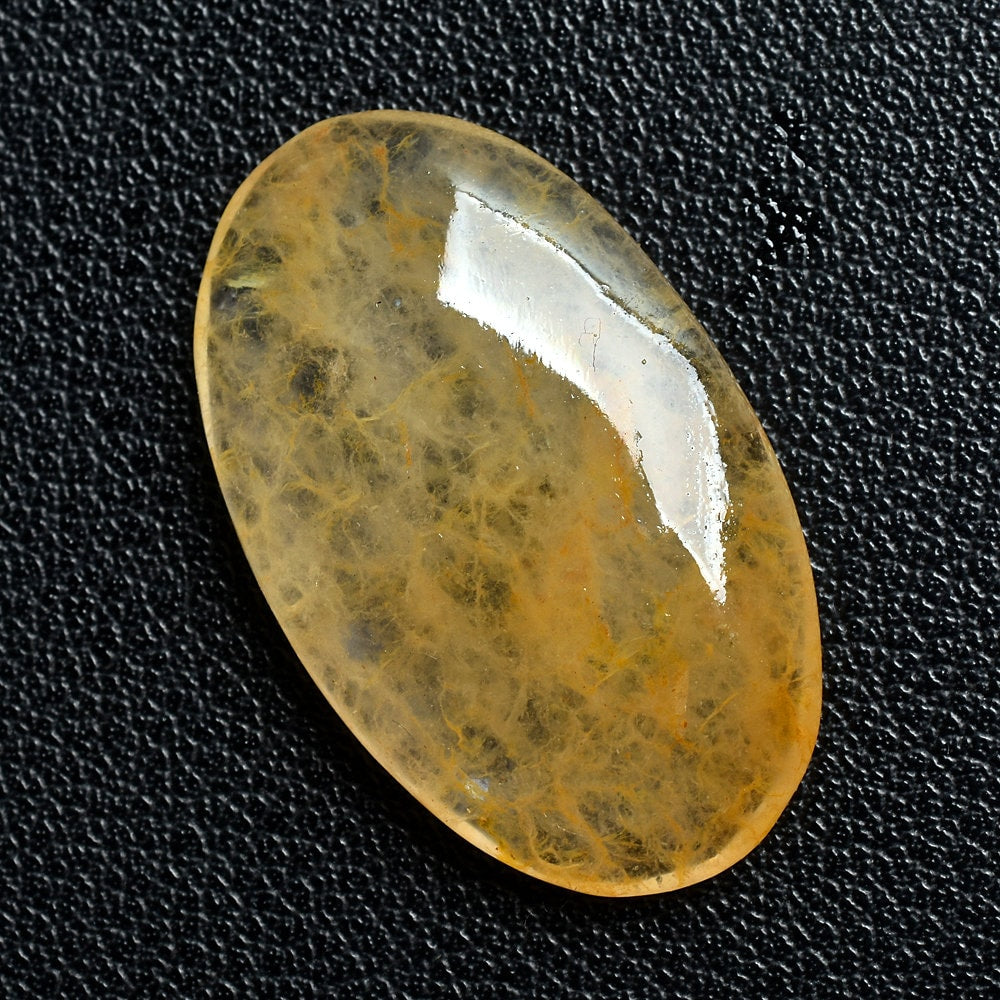 Wholesale Mix Orange Jade Cabochon - Flat Back Natural Oval & Pear Shape Jade Gemstones