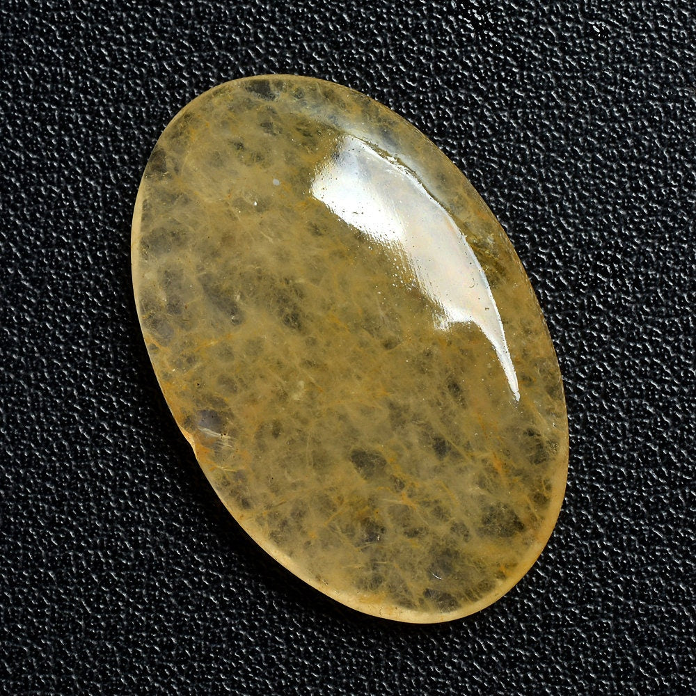 Oval Shape Orange Jade Cabochon - Smooth Gemstone Loose Wholesale Crystal