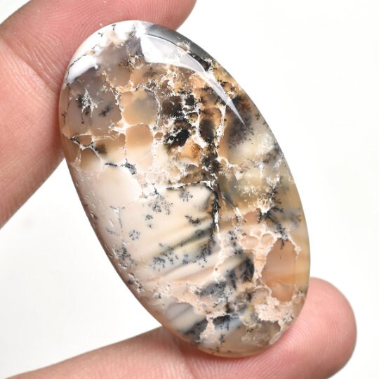 Rare Moss Agate Gemstone Cabochon – Mixed Shape Loose Gemstones
