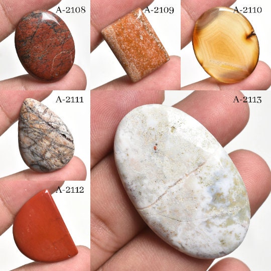 Mix Rare Agate Gemstone Cabochon - Wholesale Multi Gemstones