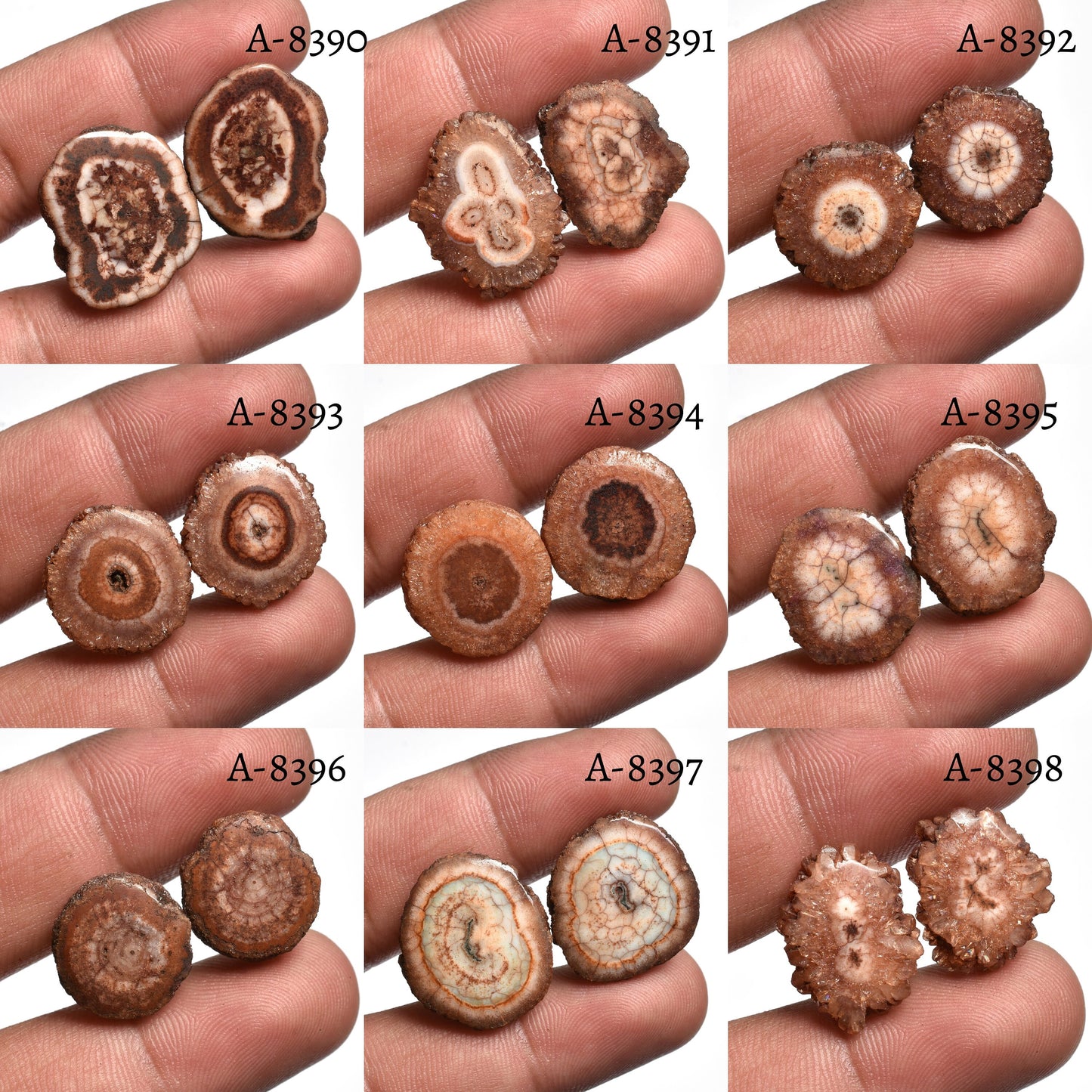 Designer Solar Quartz Pairs – Unique Fancy Shape Dyed Solar Quartz for Earrings