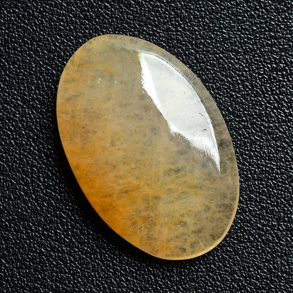 Wholesale Mix Orange Jade Cabochon - Flat Back Natural Oval & Pear Shape Jade Gemstones