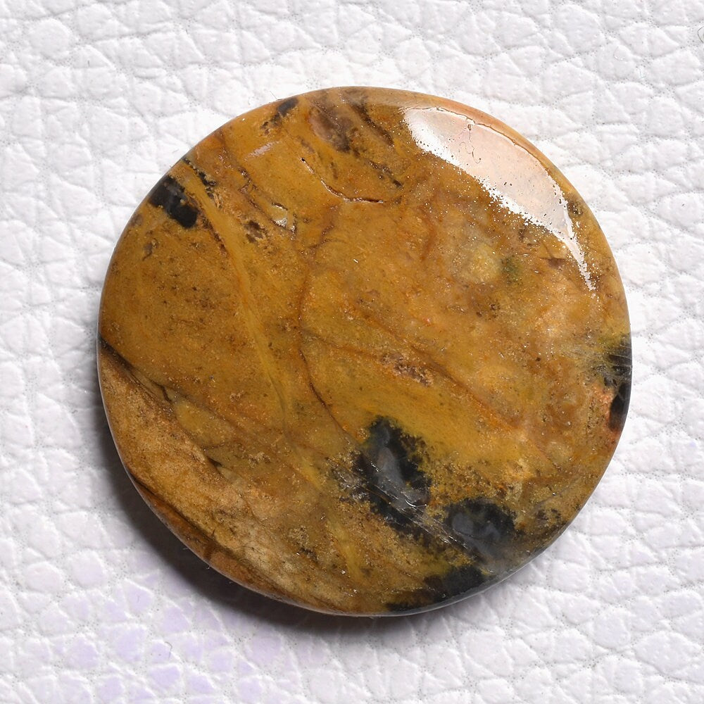 Brown Mango Jasper Cabochon – Natural Jasper Gemstone for Jewelry & Gifts