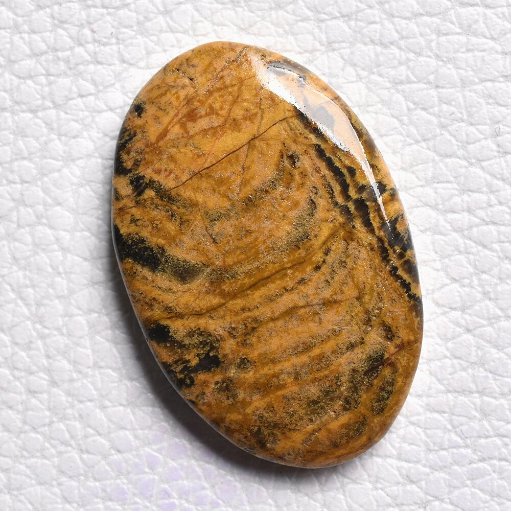 Brown Mango Jasper Cabochon – Natural Jasper Gemstone for Jewelry & Gifts