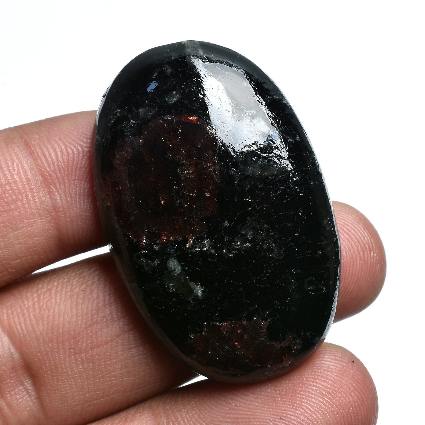 Natural Ruby Tourmaline Cabochon - Mixed Shape Tourmaline Gemstone for Jewelry