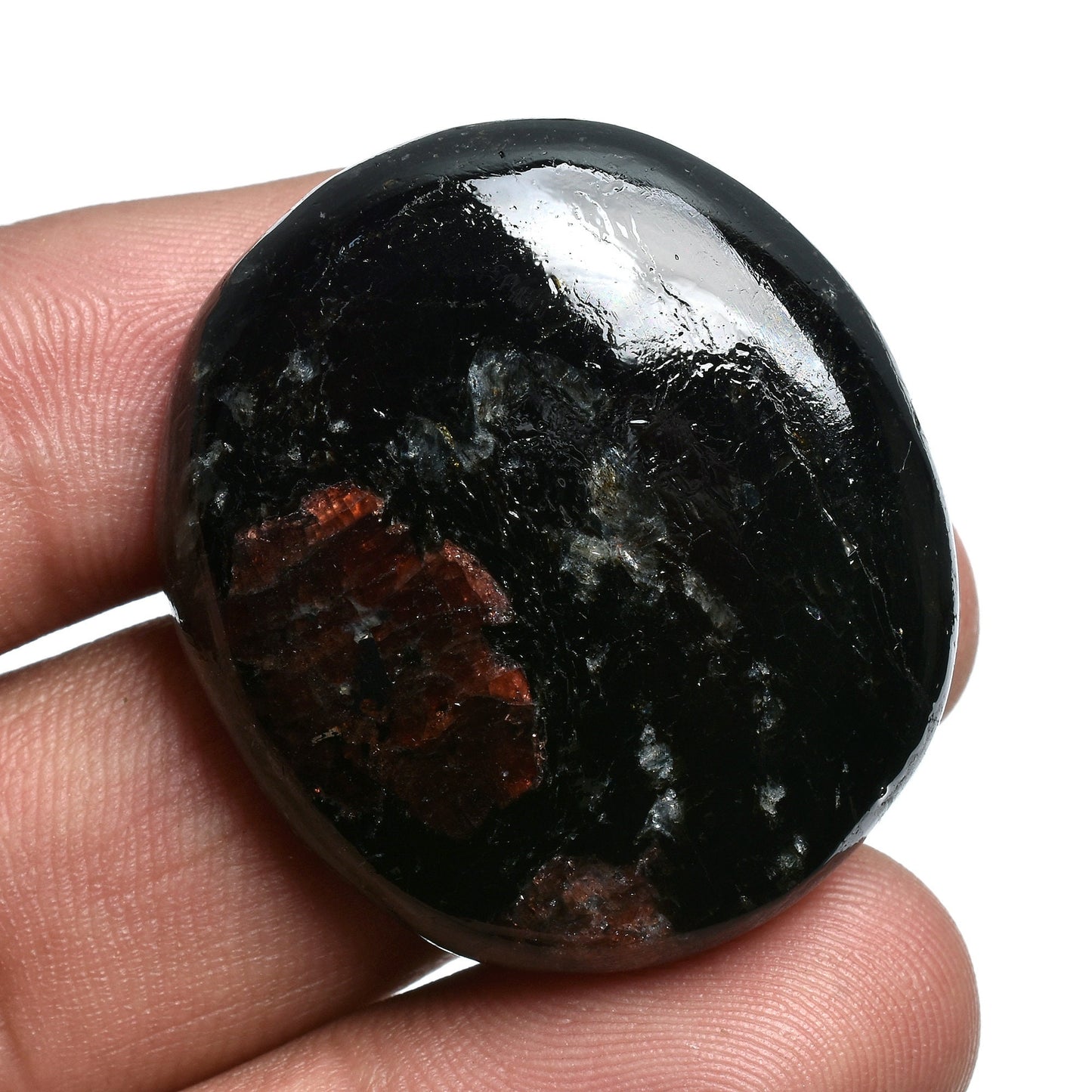Natural Ruby Tourmaline Cabochon - Mixed Shape Tourmaline Gemstone for Jewelry