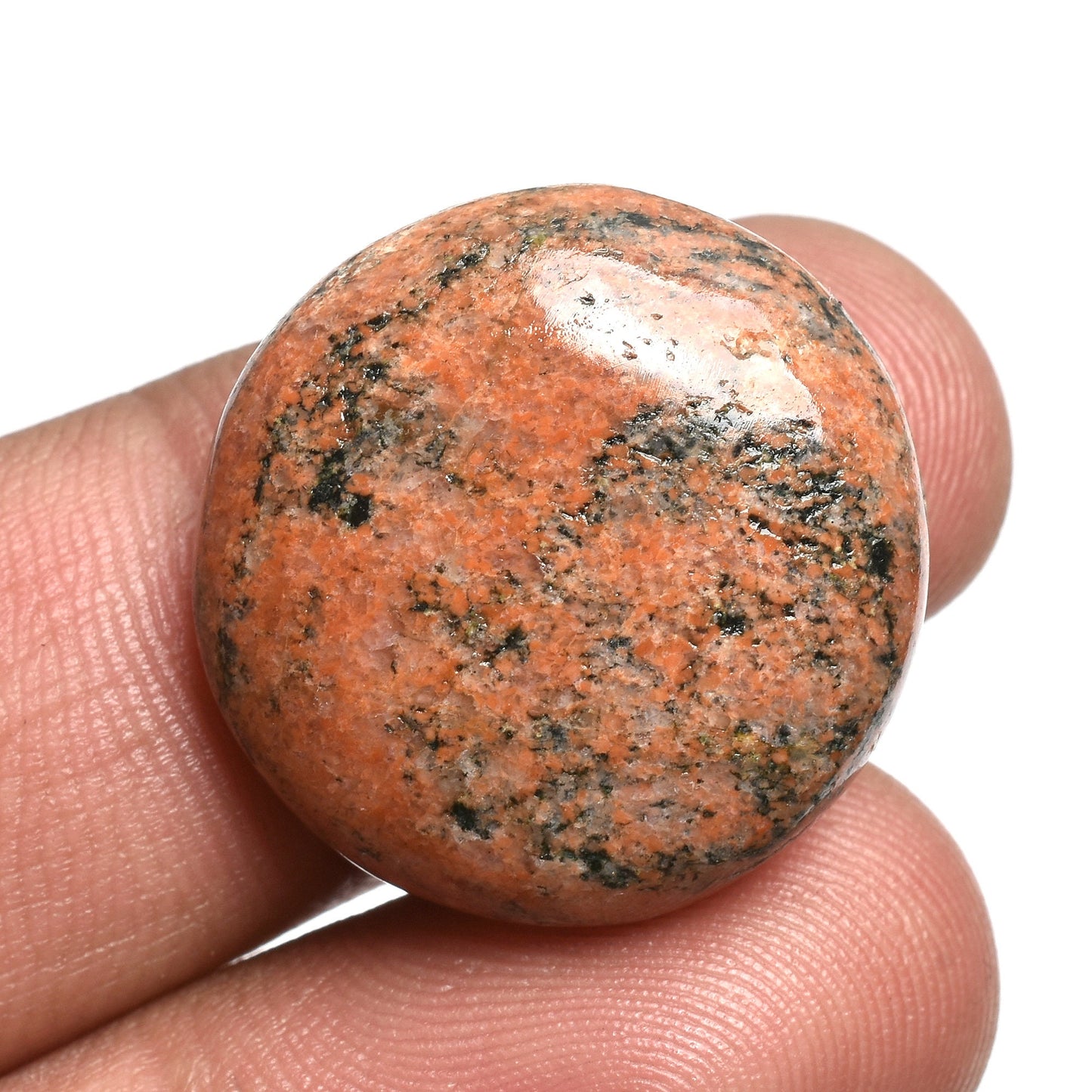 Natural Unakite Gemstone Cabochons - Mixed Shape Designer Stones for Jewelry