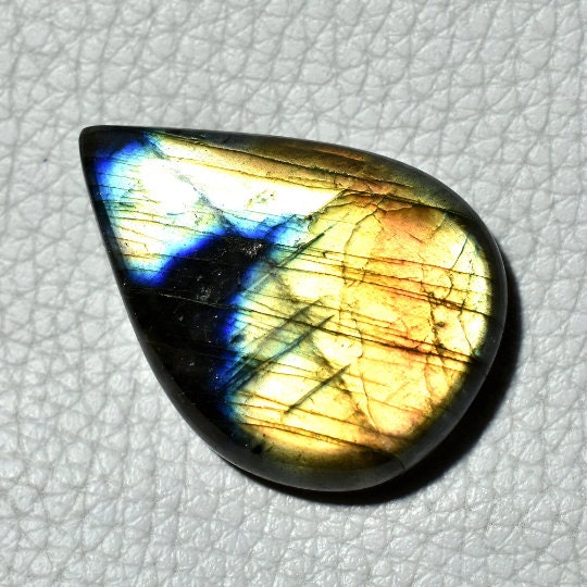 Divine Blue Fire Labradorite - Pear & Oval Cabochon