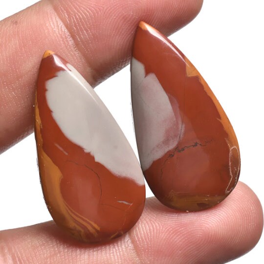 Noreena Jasper Cabochon Matching Pairs - Semi-Precious Gemstones for Jewelry