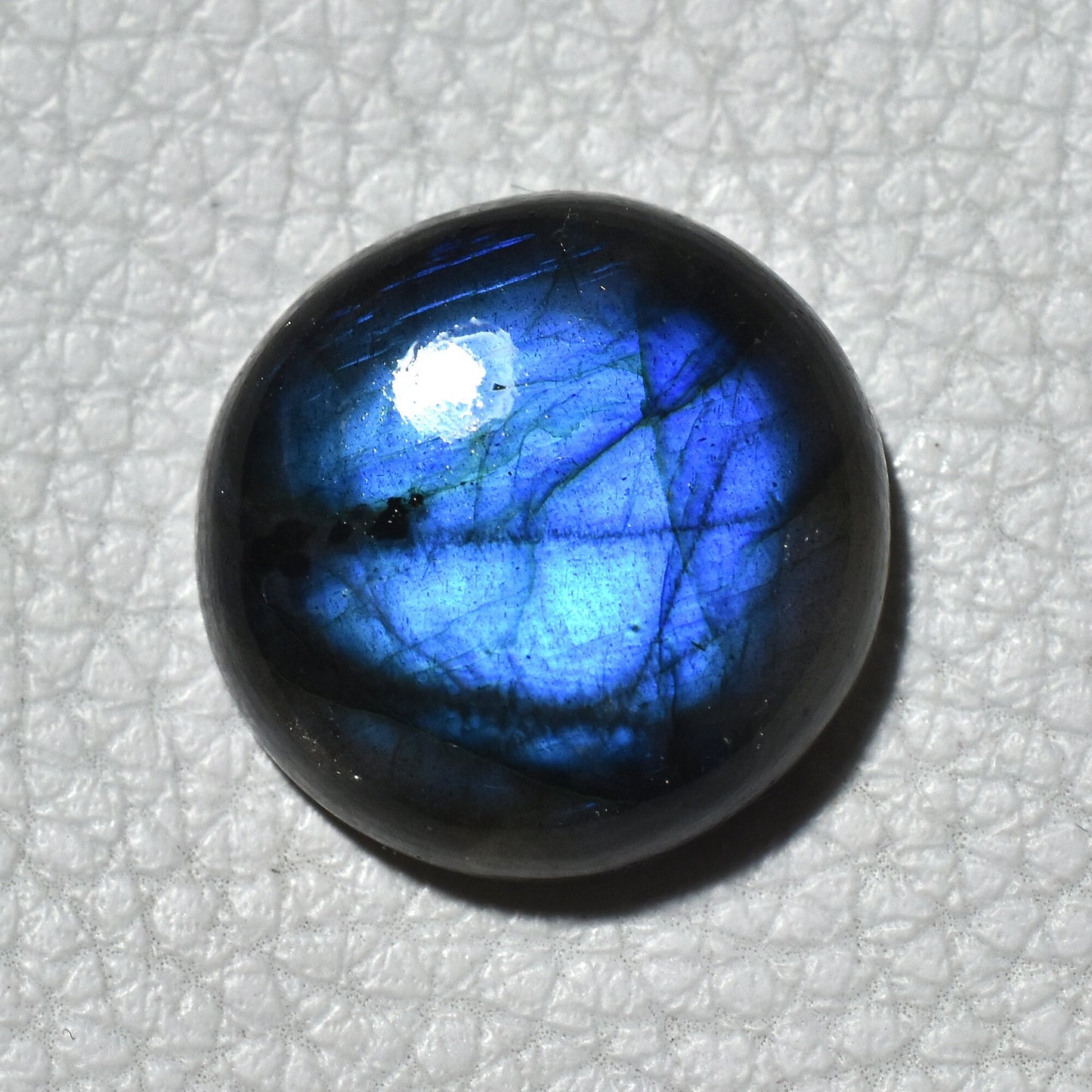 Attractive Blue Fire Labradorite Cabochon – Smooth Mixed Shape Healing Crystal