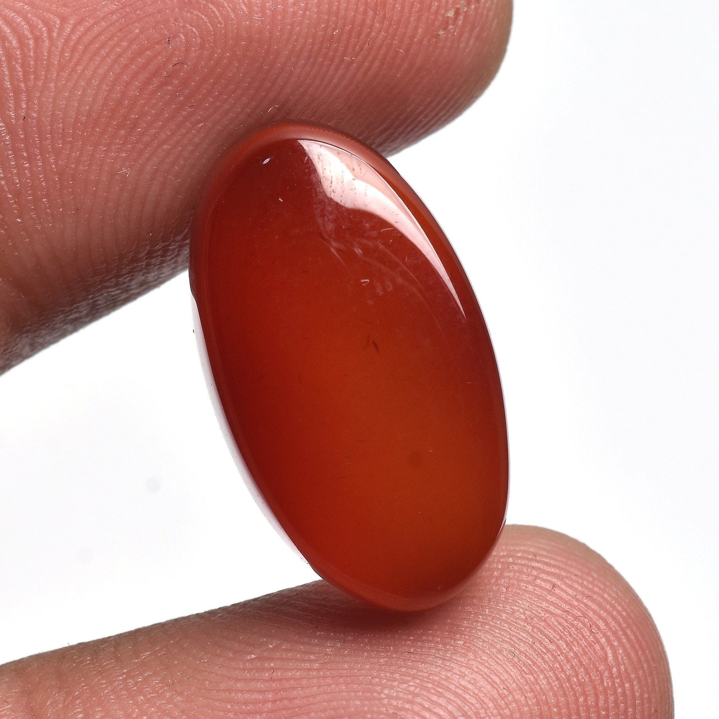 Top Quality Red Onyx Gemstone - Oval Cabochon