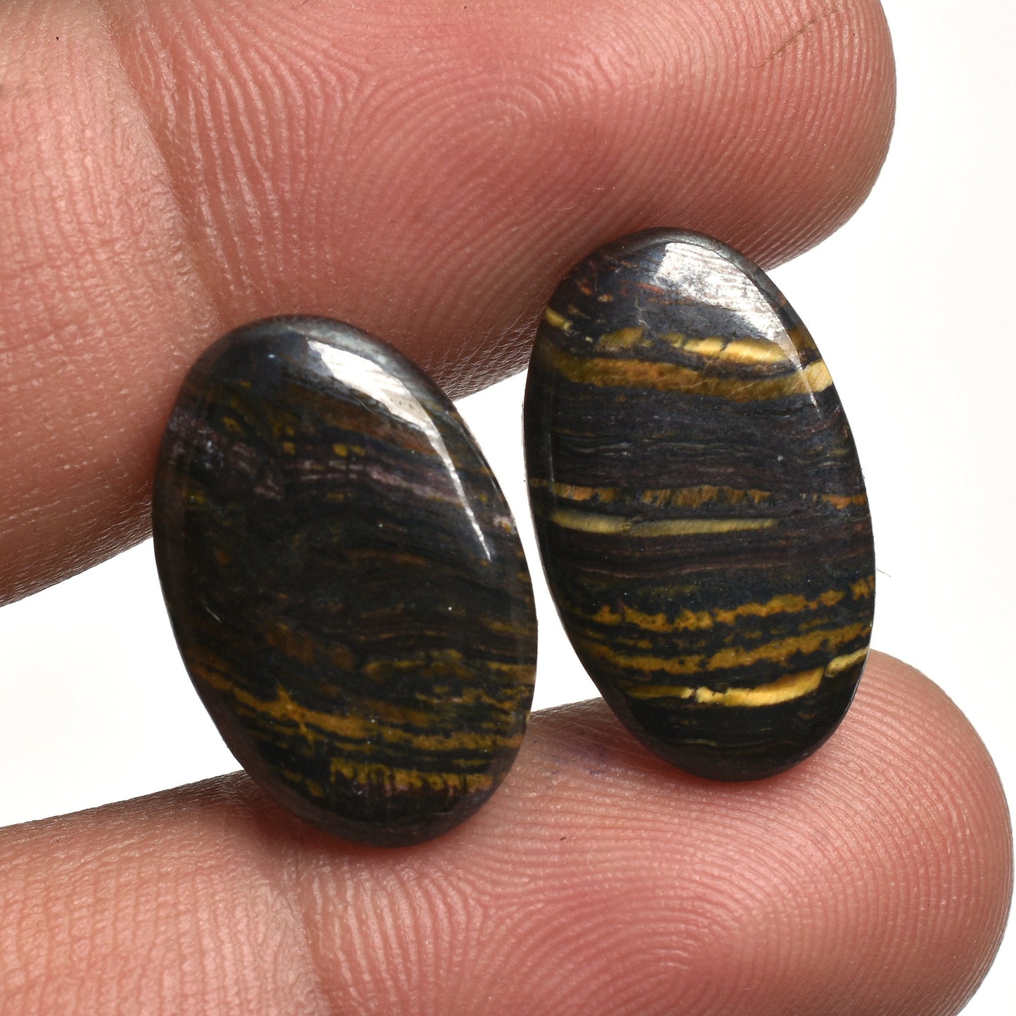 High-Quality Iron Tiger Crystal Pair – Stunning Natural Gemstones for Collectors