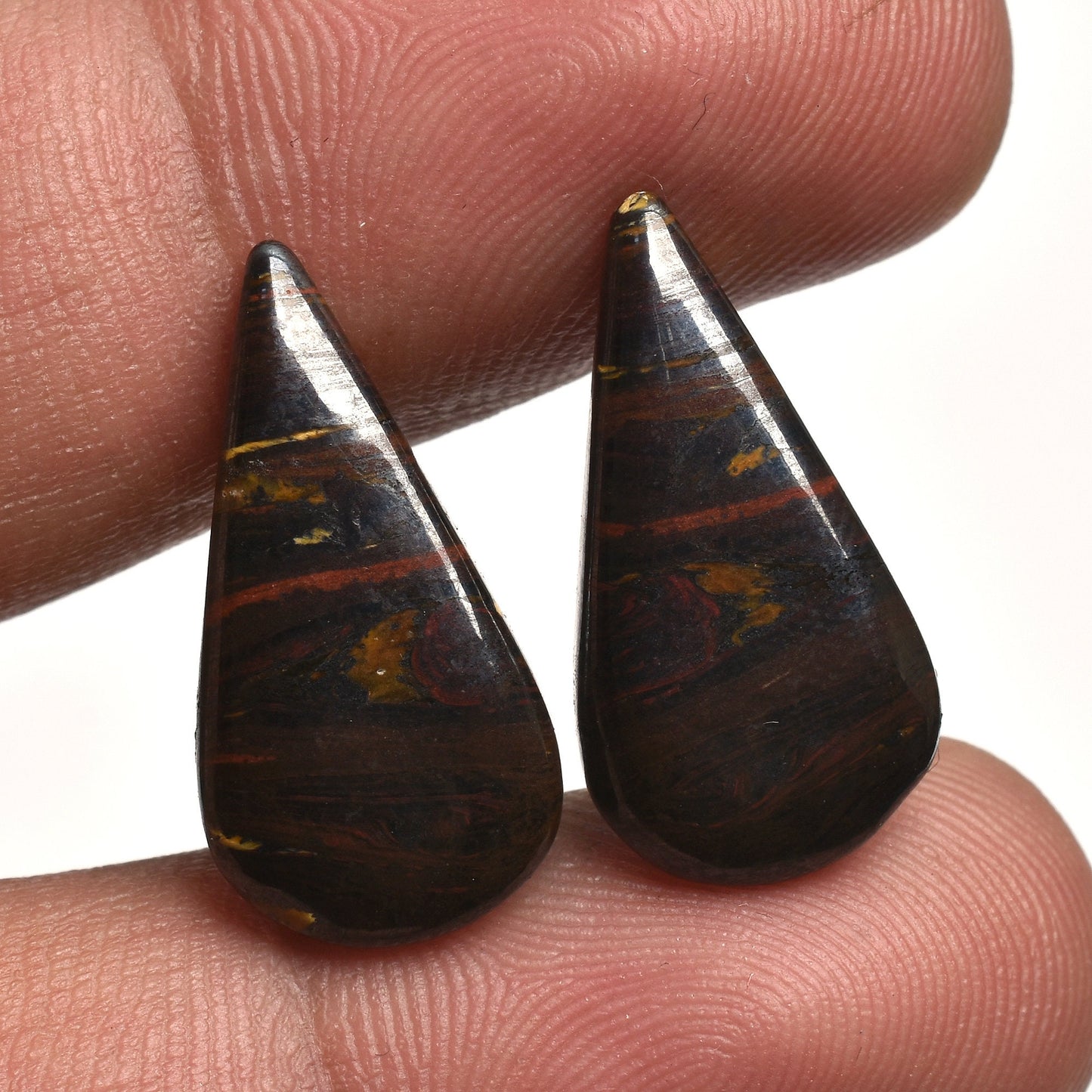 High-Quality Iron Tiger Crystal Pair – Stunning Natural Gemstones for Collectors