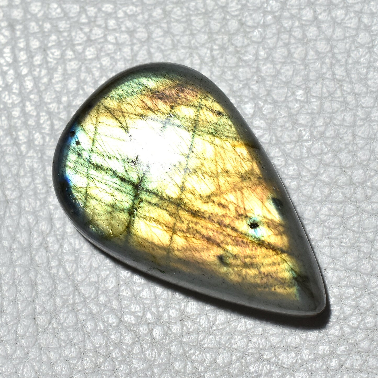 Labradorite Cabochon - Unique Multi-Fire Blue Healing Crystal, Mixed Shape Gemstone Collection