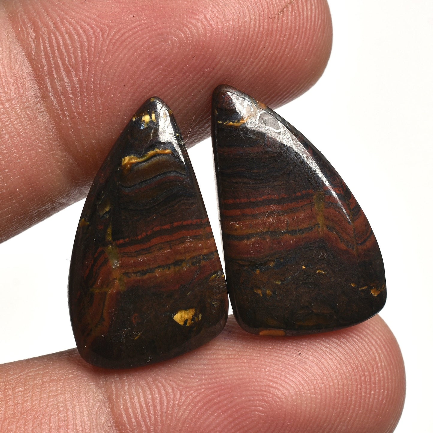 High-Quality Iron Tiger Crystal Pair – Stunning Natural Gemstones for Collectors