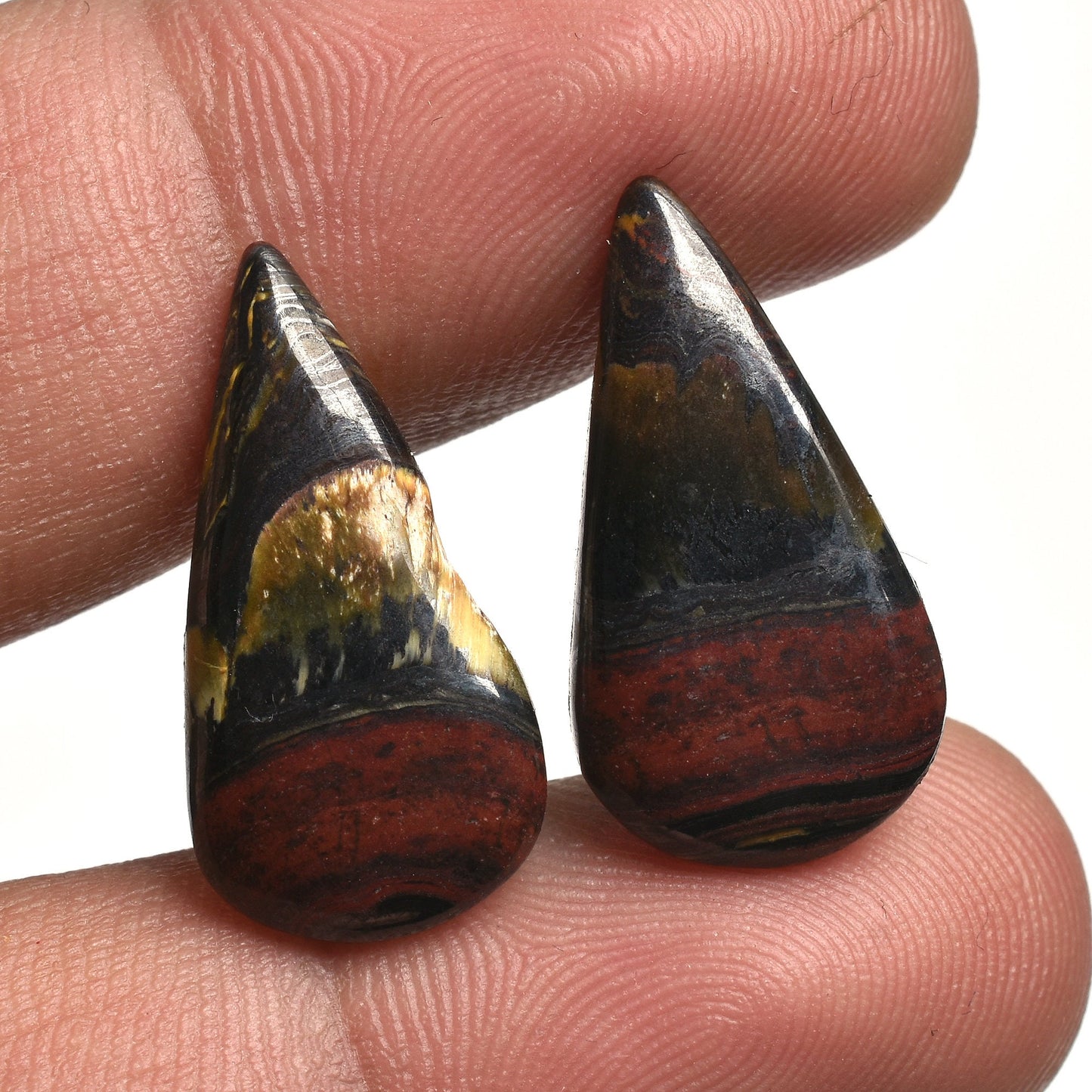 High-Quality Iron Tiger Crystal Pair – Stunning Natural Gemstones for Collectors