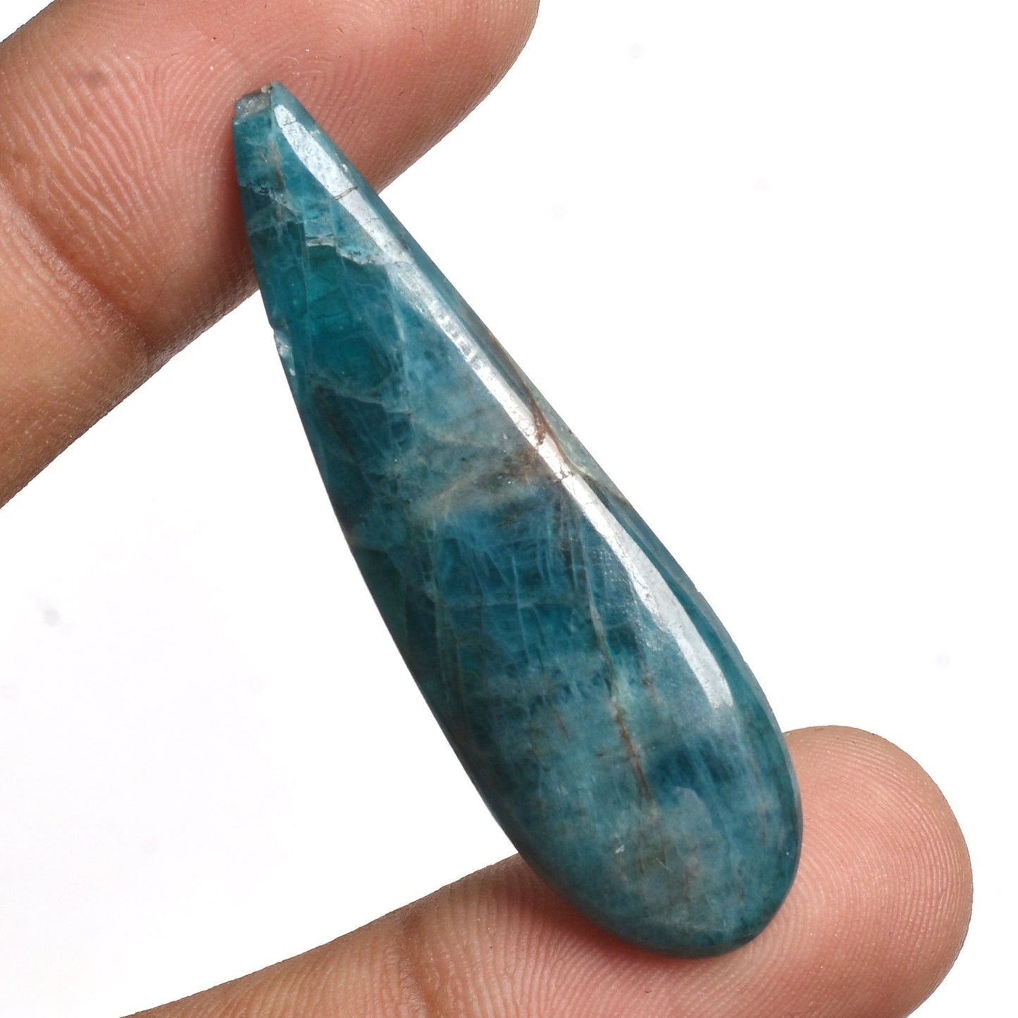 Healing Blue Apatite Crystal – Natural Apatite Cabochon,Loose Gemstones