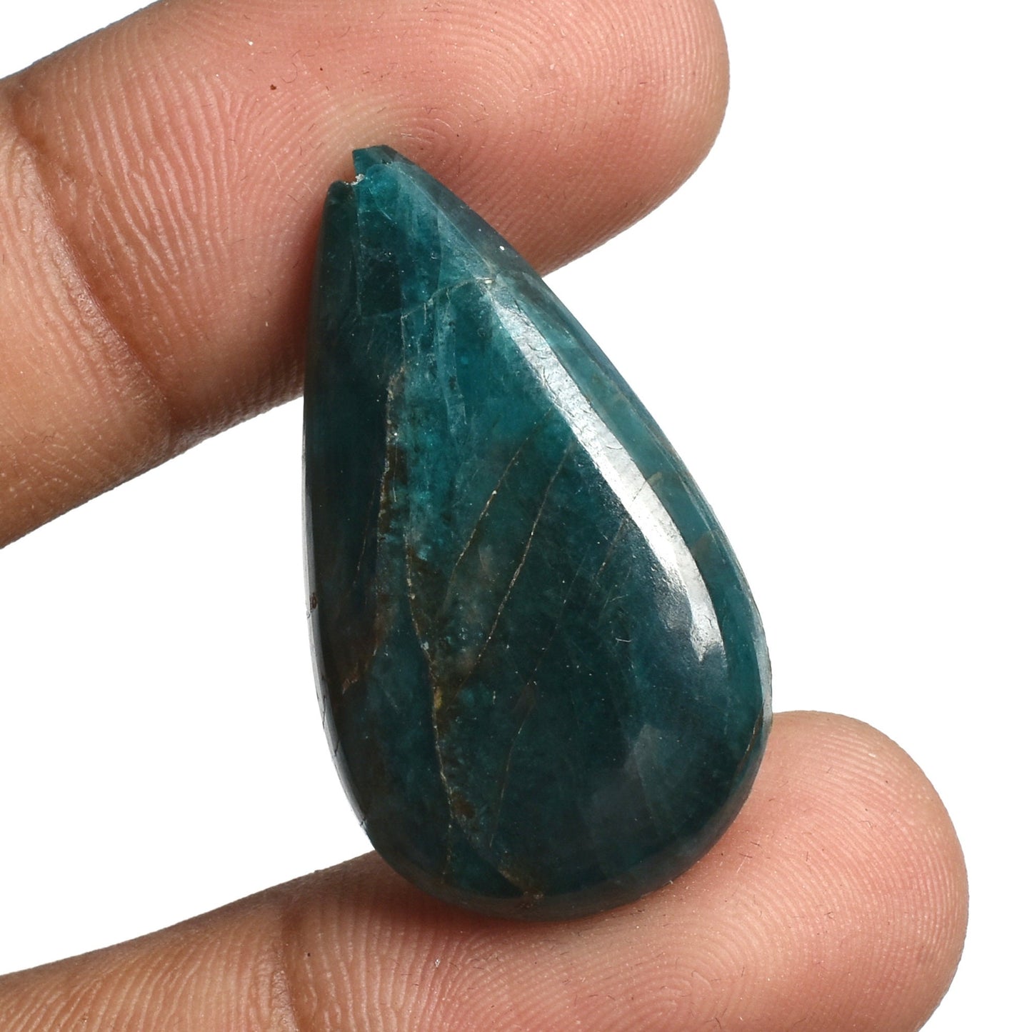 Healing Blue Apatite Crystal – Natural Apatite Cabochon,Loose Gemstones