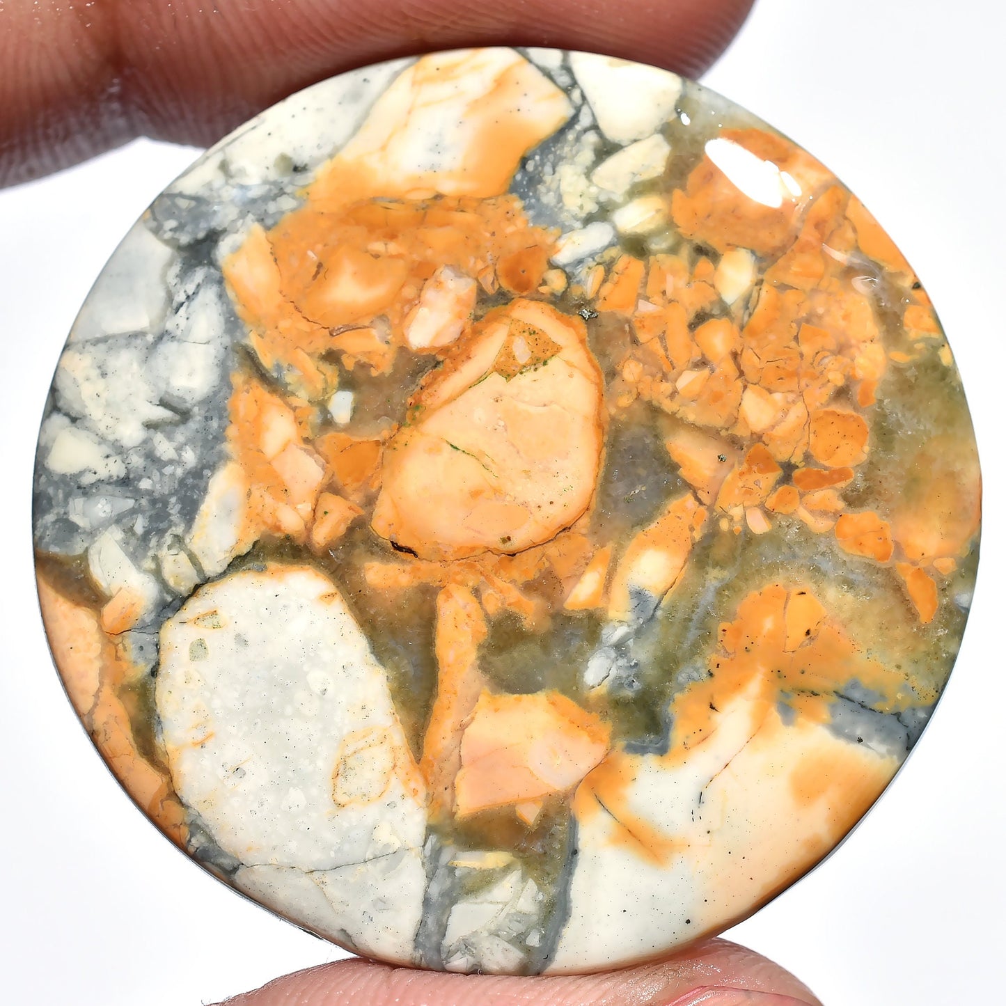 Maligano Jasper Cabochon - 100% Natural Loose Crystal, Perfect for DIY Jewelry Making, Wholesale Price for Gemstone Collectors