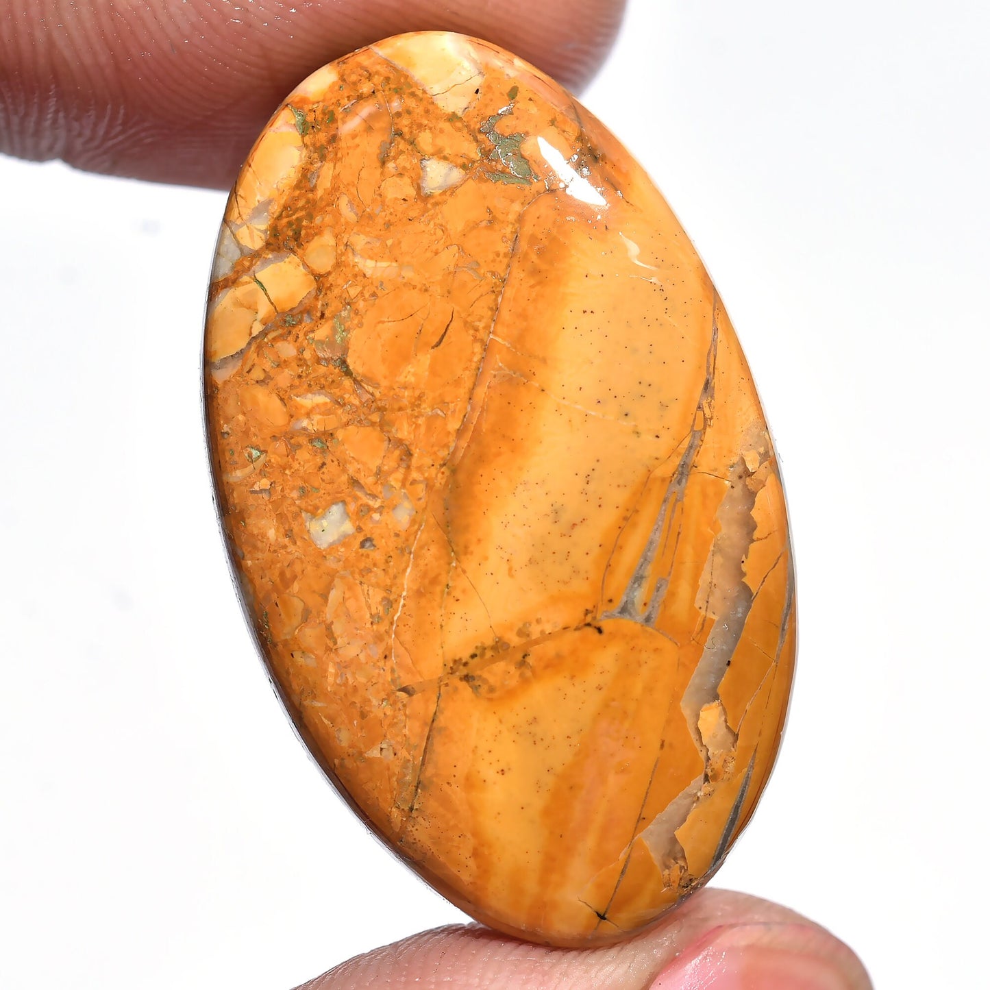 Rare Maligano Jasper Cabochon - Loose Crystal, Perfect for DIY Jewelry Making, Wholesale Price for Gemstone Collectors