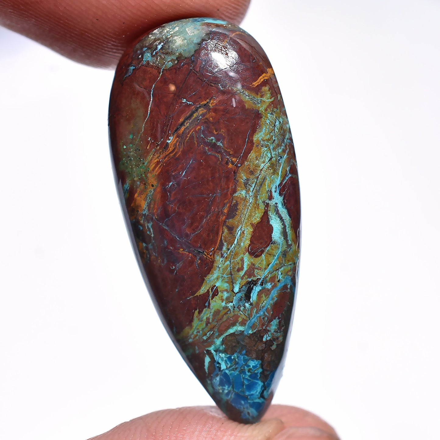Wholesale Shattuckite Azurite Cabochon - Smooth Pear & Oval Cabochon Stone