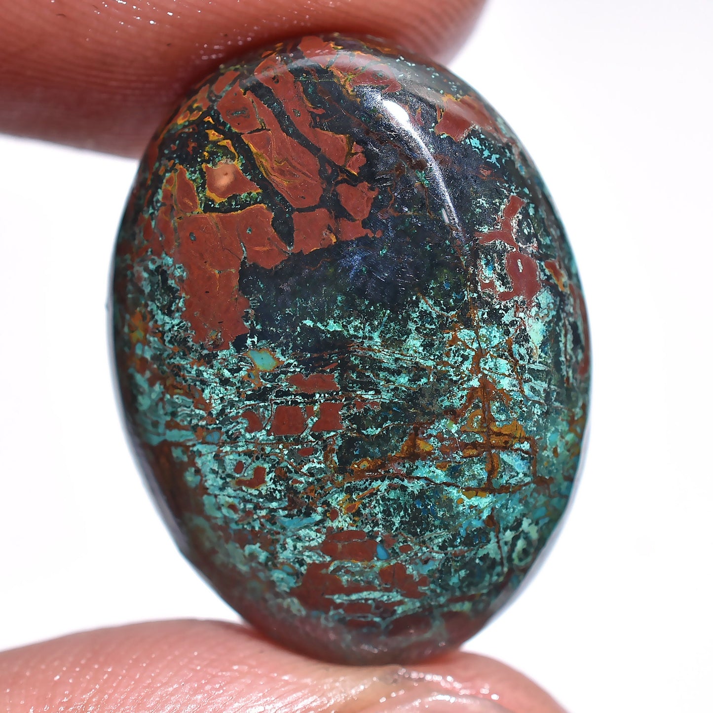 Wholesale Shattuckite Azurite Cabochon - Smooth Pear & Oval Cabochon Stone
