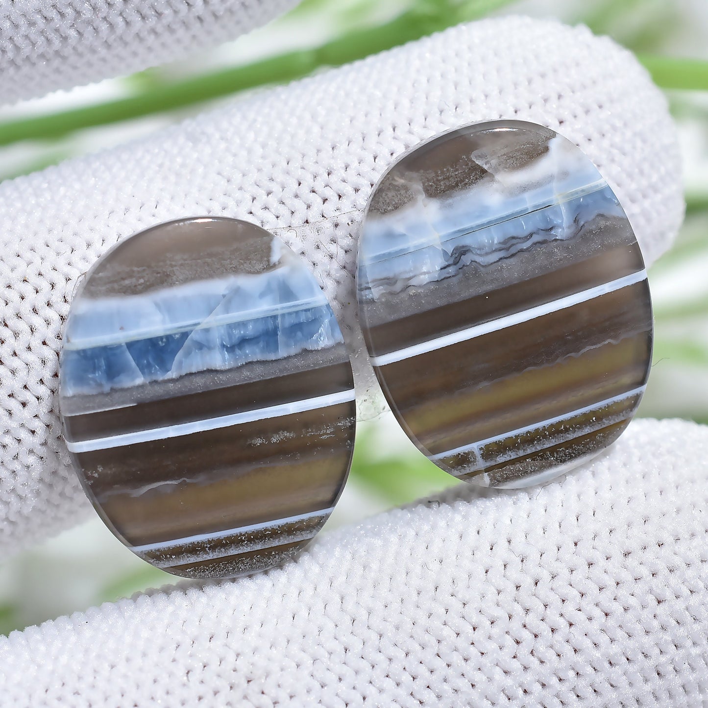 Top Grade Quality 100% Blue Opal Crystal Earrings Pair, Making Earrings