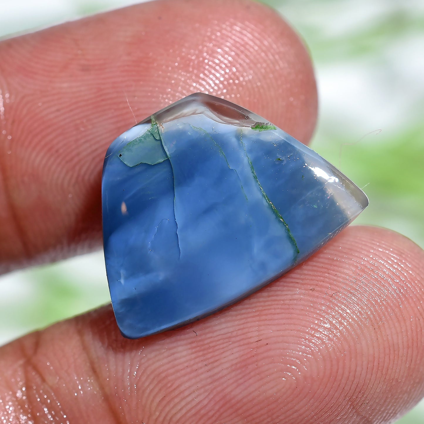 Blue Oregon Opal Smooth Cabochon - Mix Shape Loose Stone for Ring