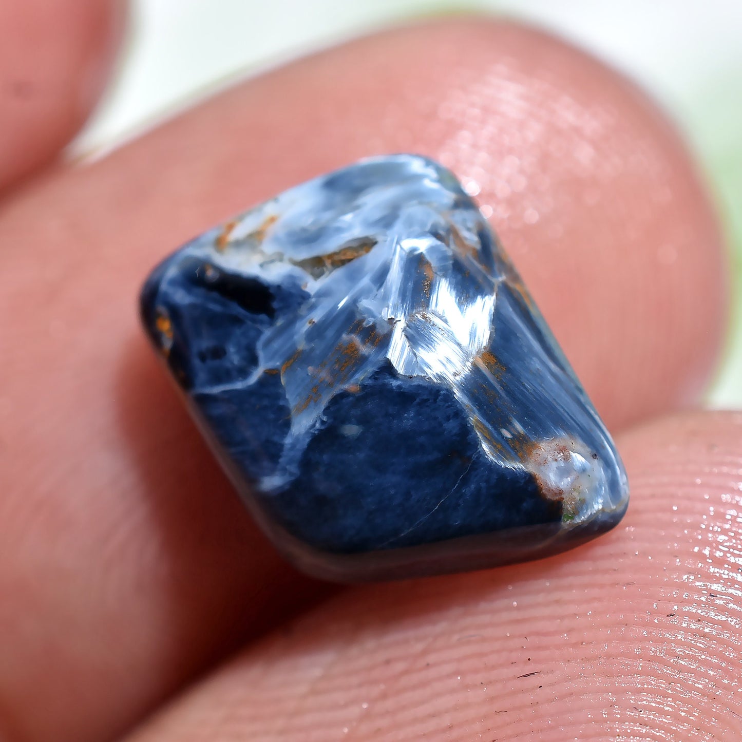 Rare Pietersite Loose Cabochon - Small Designer Gemstone for Ring Making