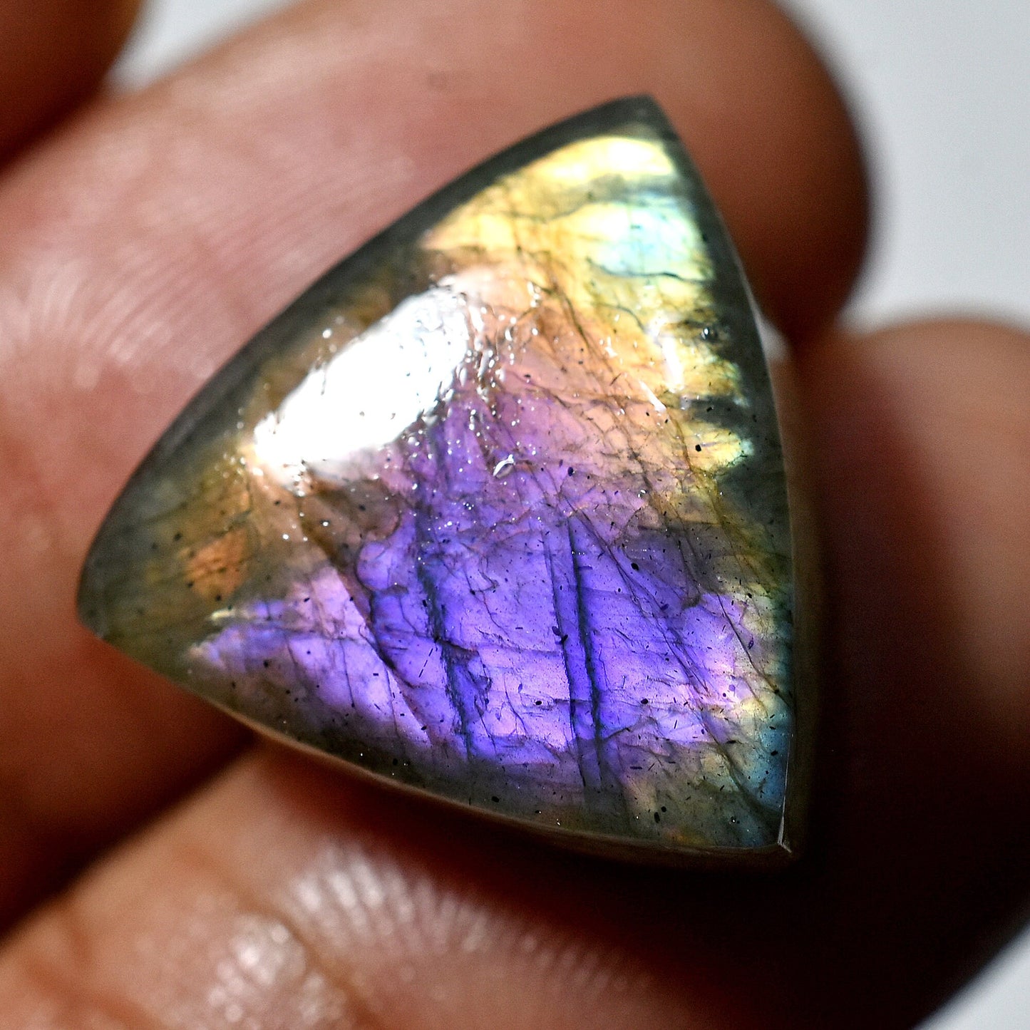 Classic Purple Fire Labradorite Cabochon – Mixed Shapes for Pendant & Jewelry Making