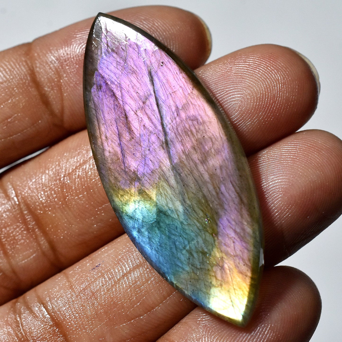 Classic Purple Fire Labradorite Cabochon – Mixed Shapes for Pendant & Jewelry Making