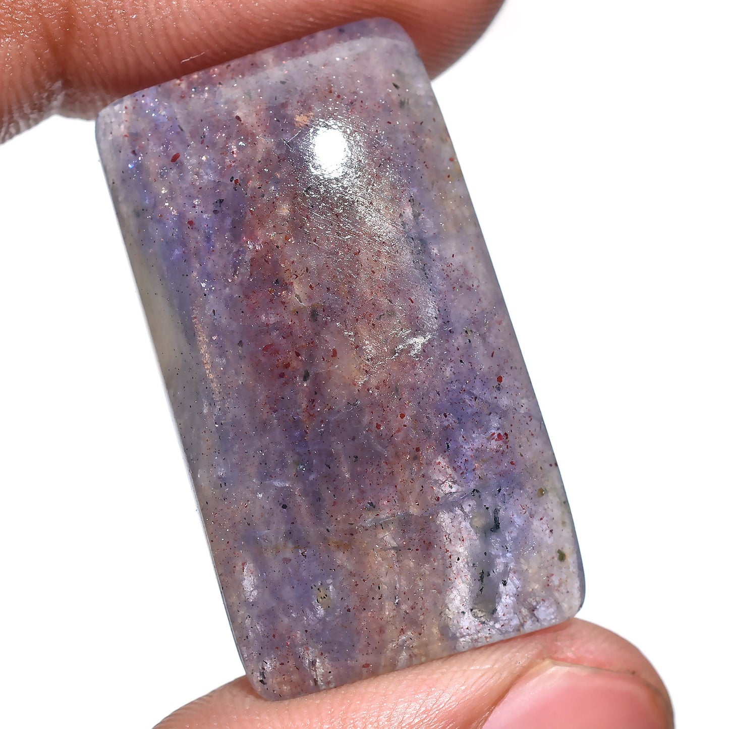 Blue Iolite Cabochon - Mixed Shape Pendant Gemstone for Jewelry Making Gift for Her