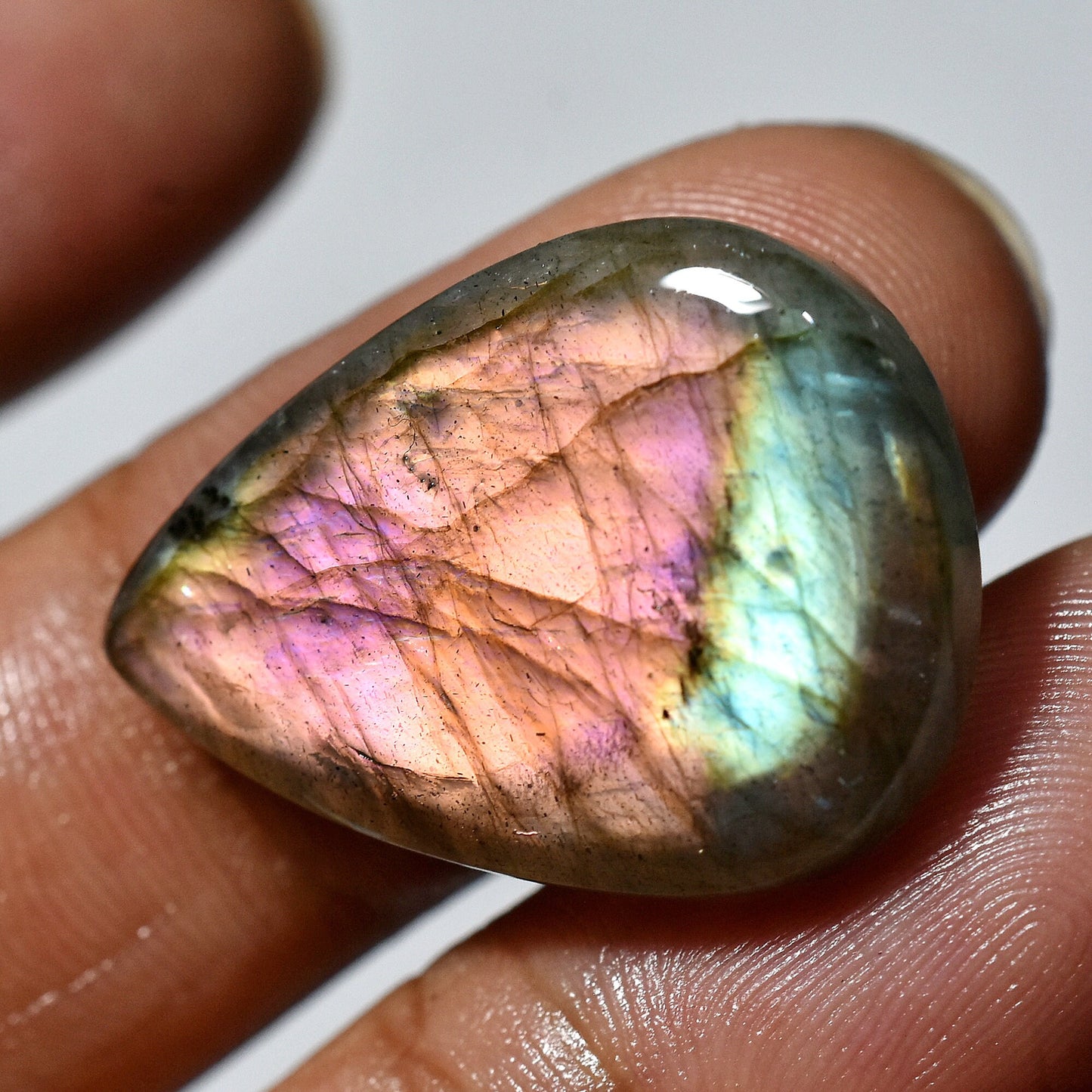 Classic Purple Fire Labradorite Cabochon – Mixed Shapes for Pendant & Jewelry Making