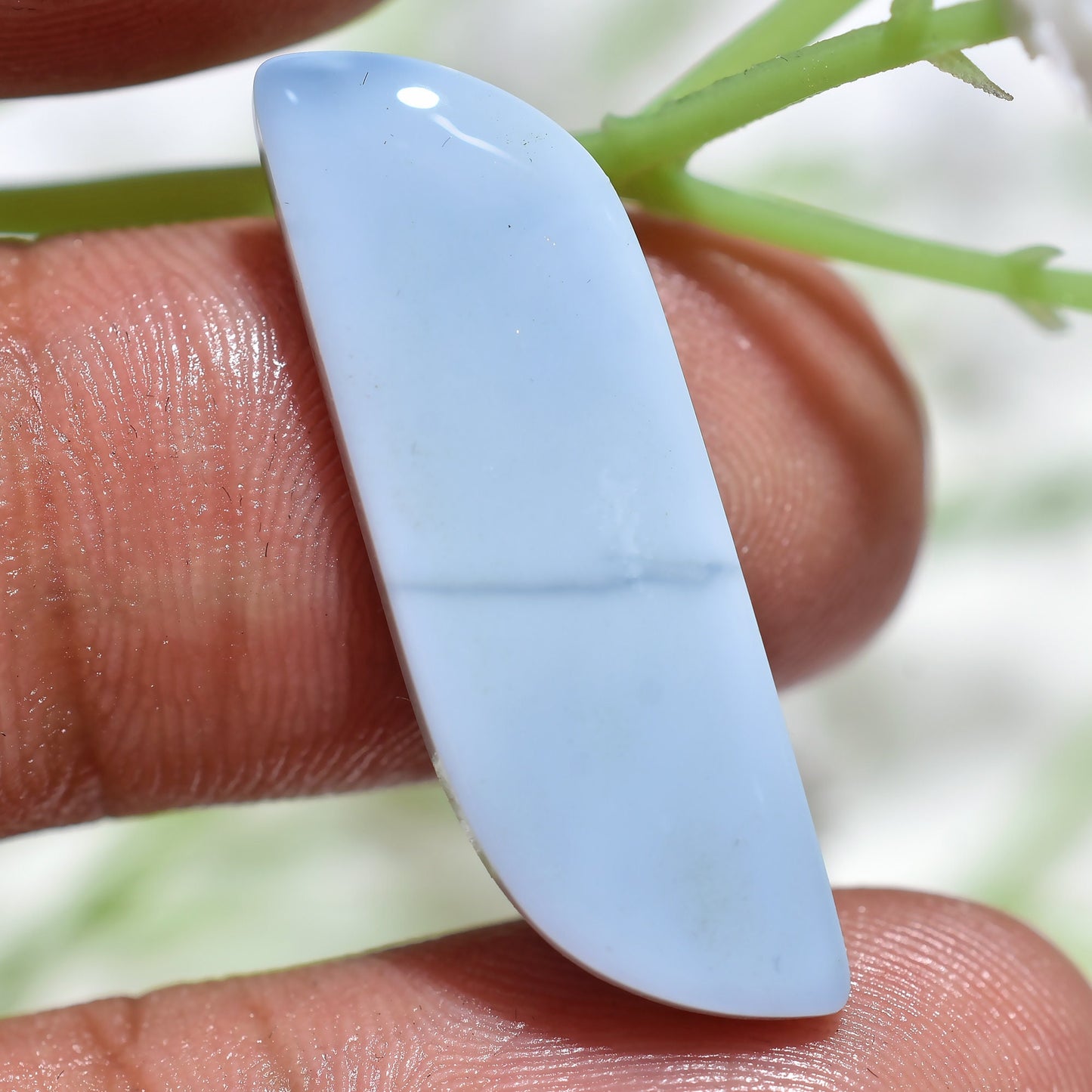 Oregon Blue Opal Hand-Polished Gemstone Cabochons - Mixed Shapes for Women's Jewelry