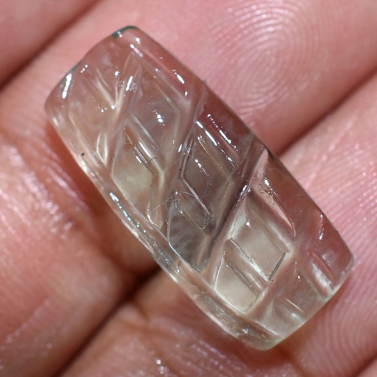 100% Natural Fluorite Carving Gemstone – Wholesale Rectangle Shape Fluorite Cabochon