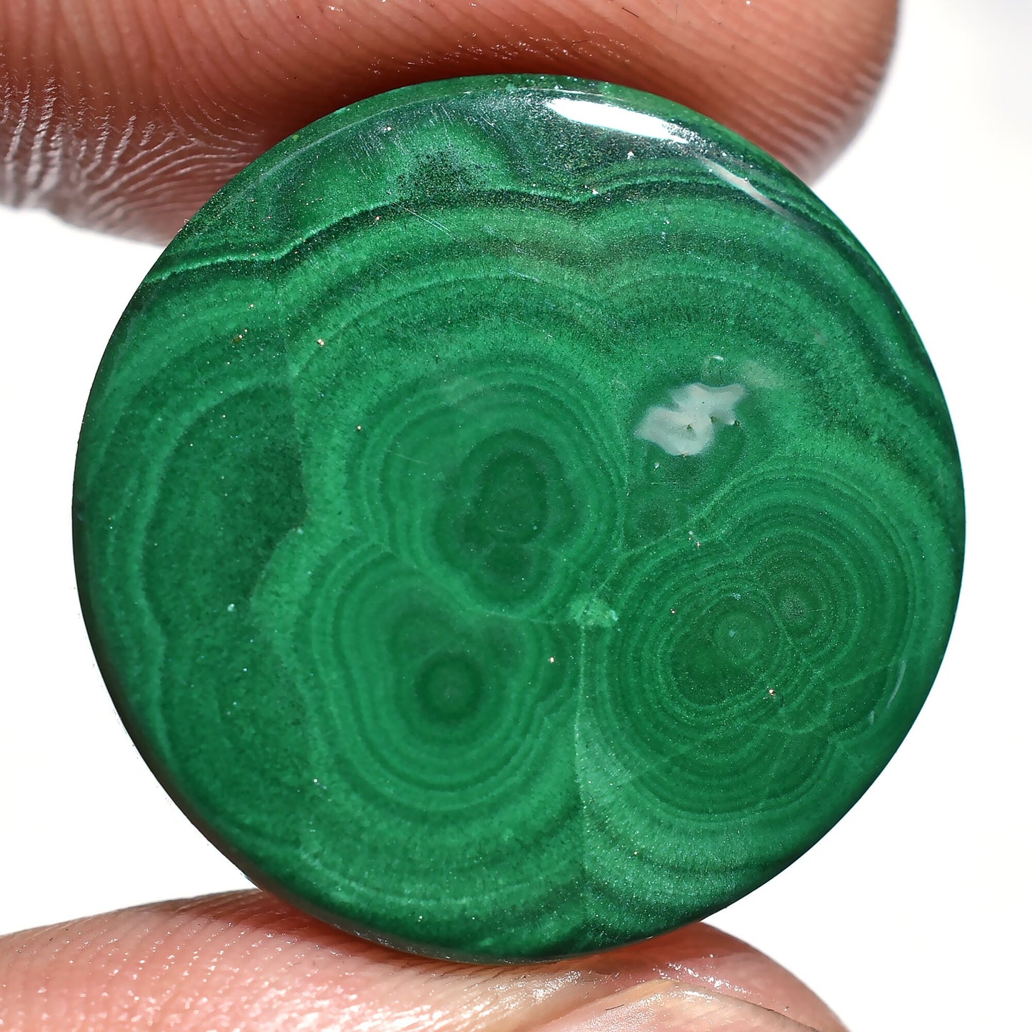 Wholesale Malachite Cabochon, Round & Pear Shaped Flat Back Gemstone