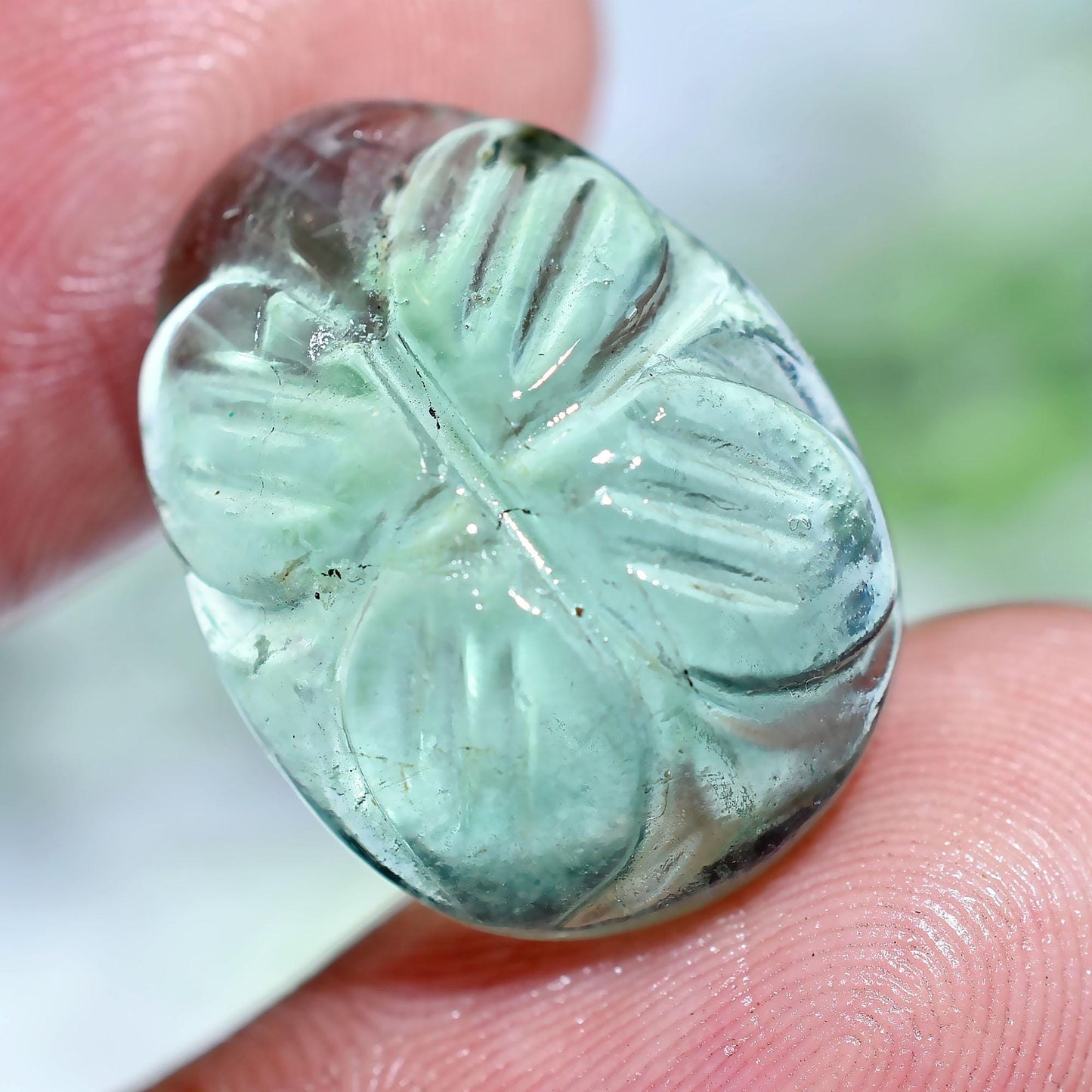 Amazing Design Fluorite – Oval Fancy Green Cabochons for Jewelry & Wholesale