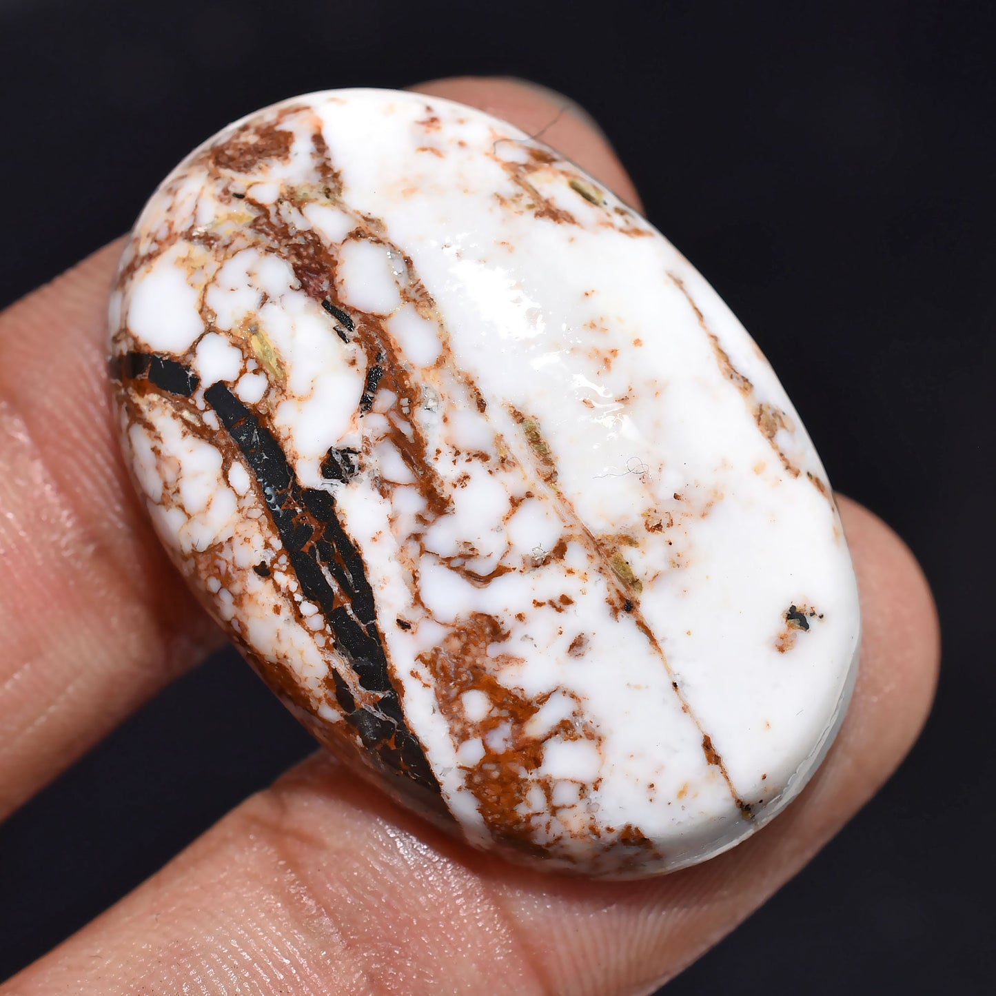 Amazing Quality Wild Horse Cabs - Oval & Pear Shaped Smooth Polished Stones for Pendants