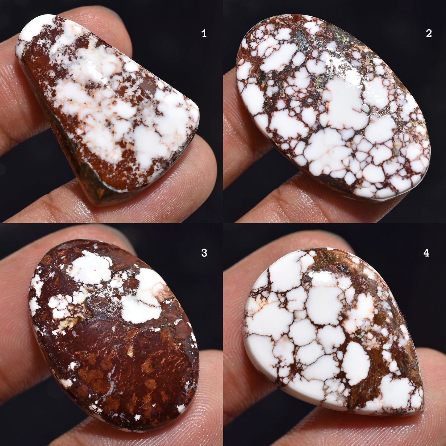 High Quality Wild Horse Gems - Wholesale Flat Back Cabochons for Pendant Making