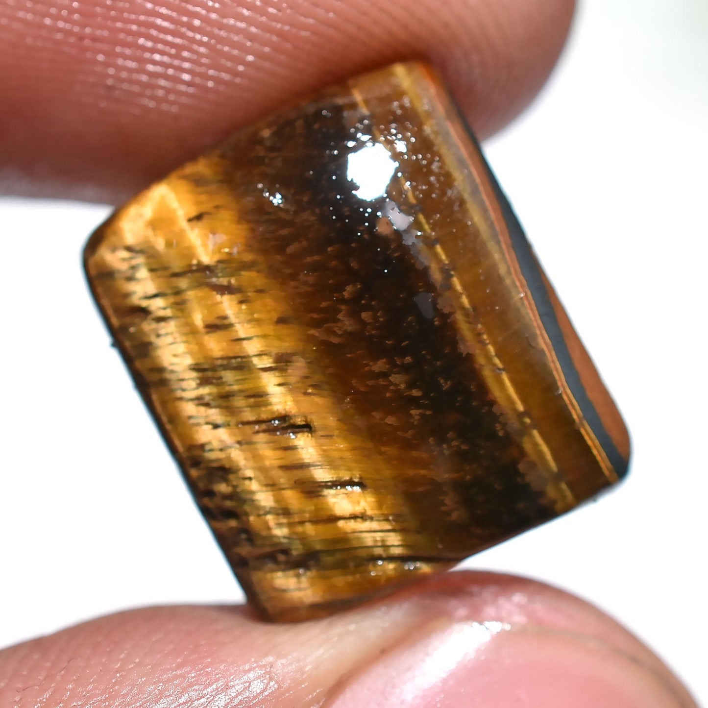 Natural Tiger Eye Cabochon – Oval, Rectangle & Square Shapes for Pendants & Rings