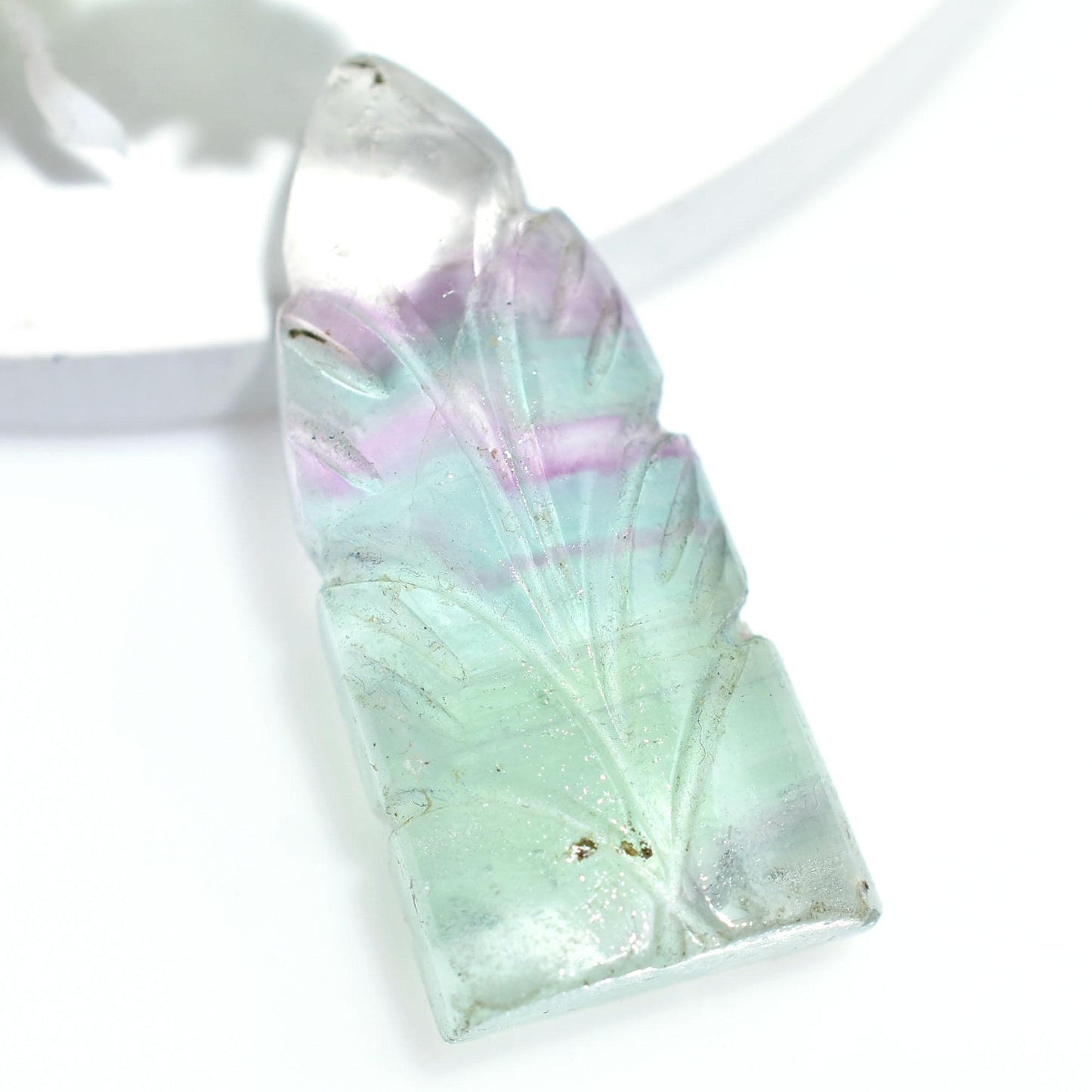 Green Rainbow Fluorite Gemstone – Fancy Shape Cabochons for Pendants