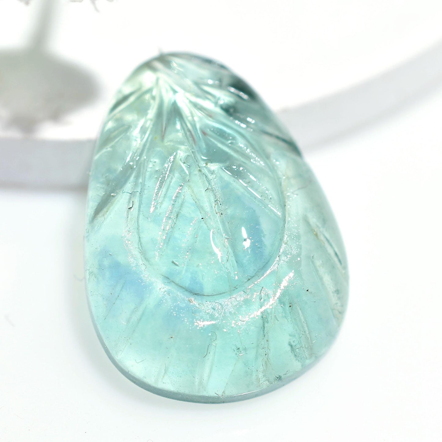 Rare Fluorite, Loose Fancy Shape Gems Smooth Cut Crafted Cabs, Carving Flat Stone, Crystal Healing Stone
