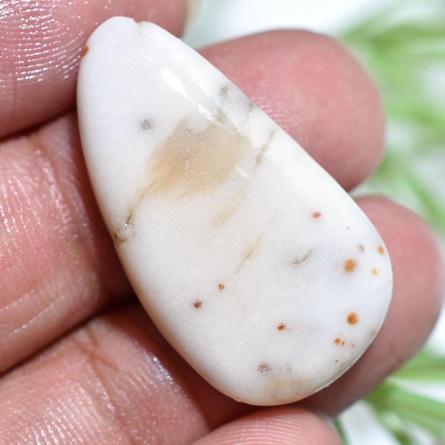 Jasper Cabochon – Flat Back, Loose Stone, Fancy Shaped Agate for Jewelry Making