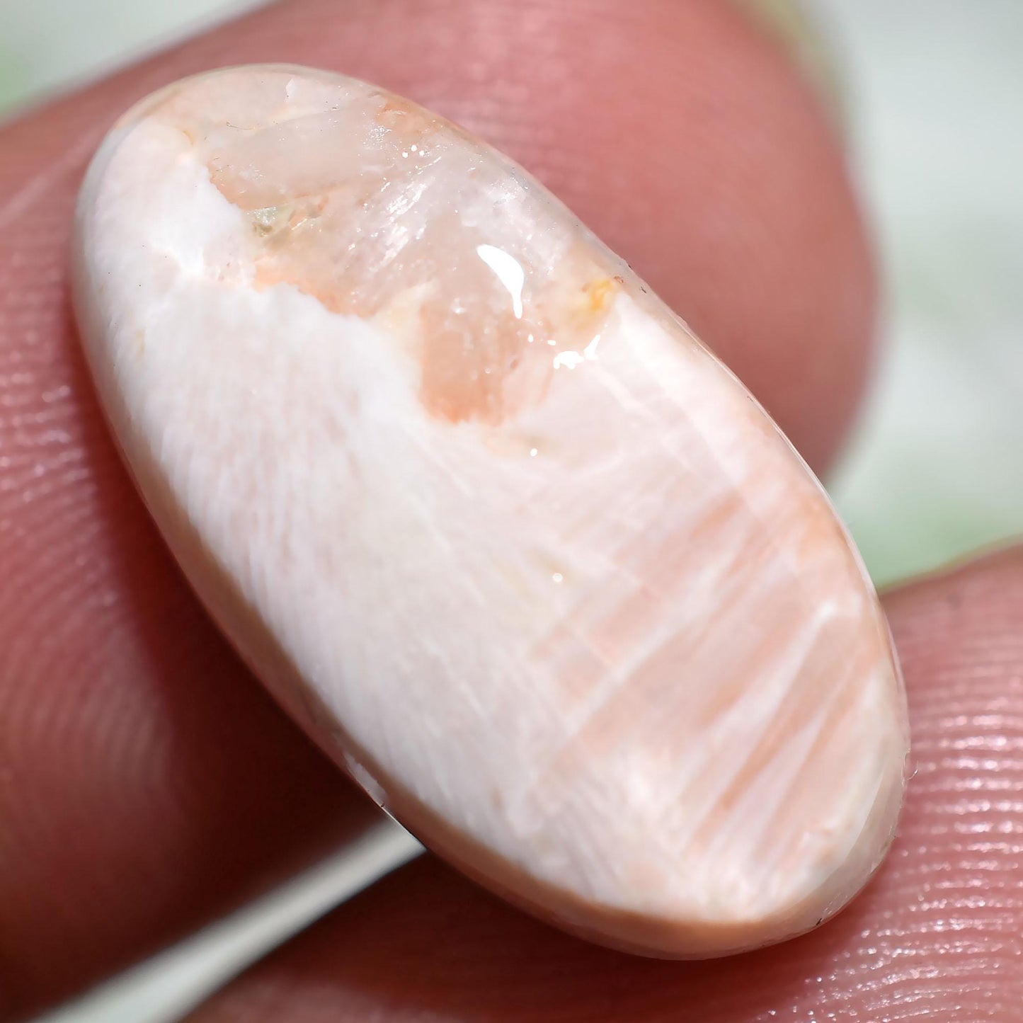 Natural Pink Scolecite Cabochons, Oval Designer Stones for Jewelry