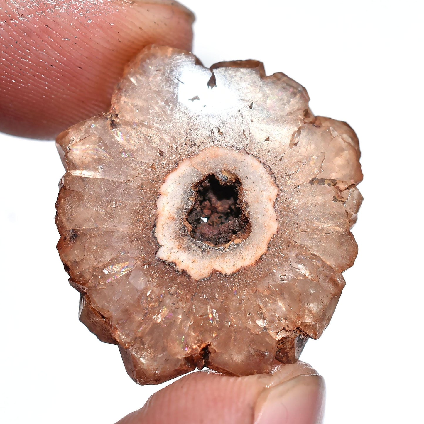 Beautiful Brown Solar Quartz Fancy Cabochon – Smooth Polished Agate Gemstone Gift