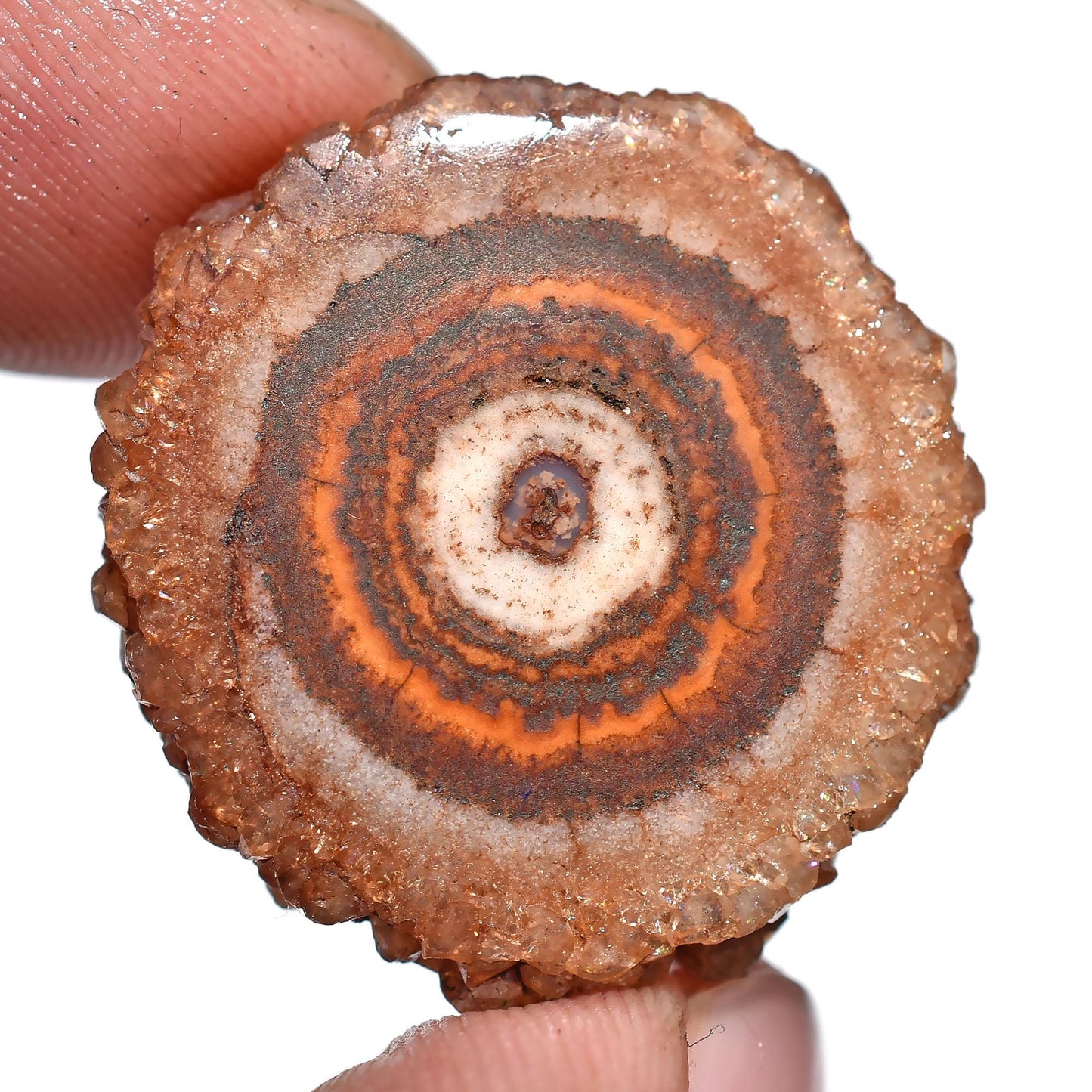 Designer Brown Solar Quartz Cabochon – Round Smooth Crystal Stone