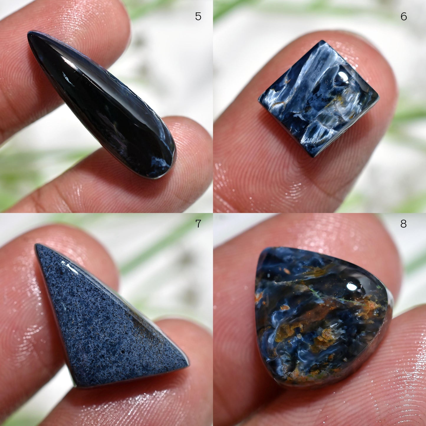 Natural Pietersite Gemstones - Loose Stones & Cabochons for Ring Making