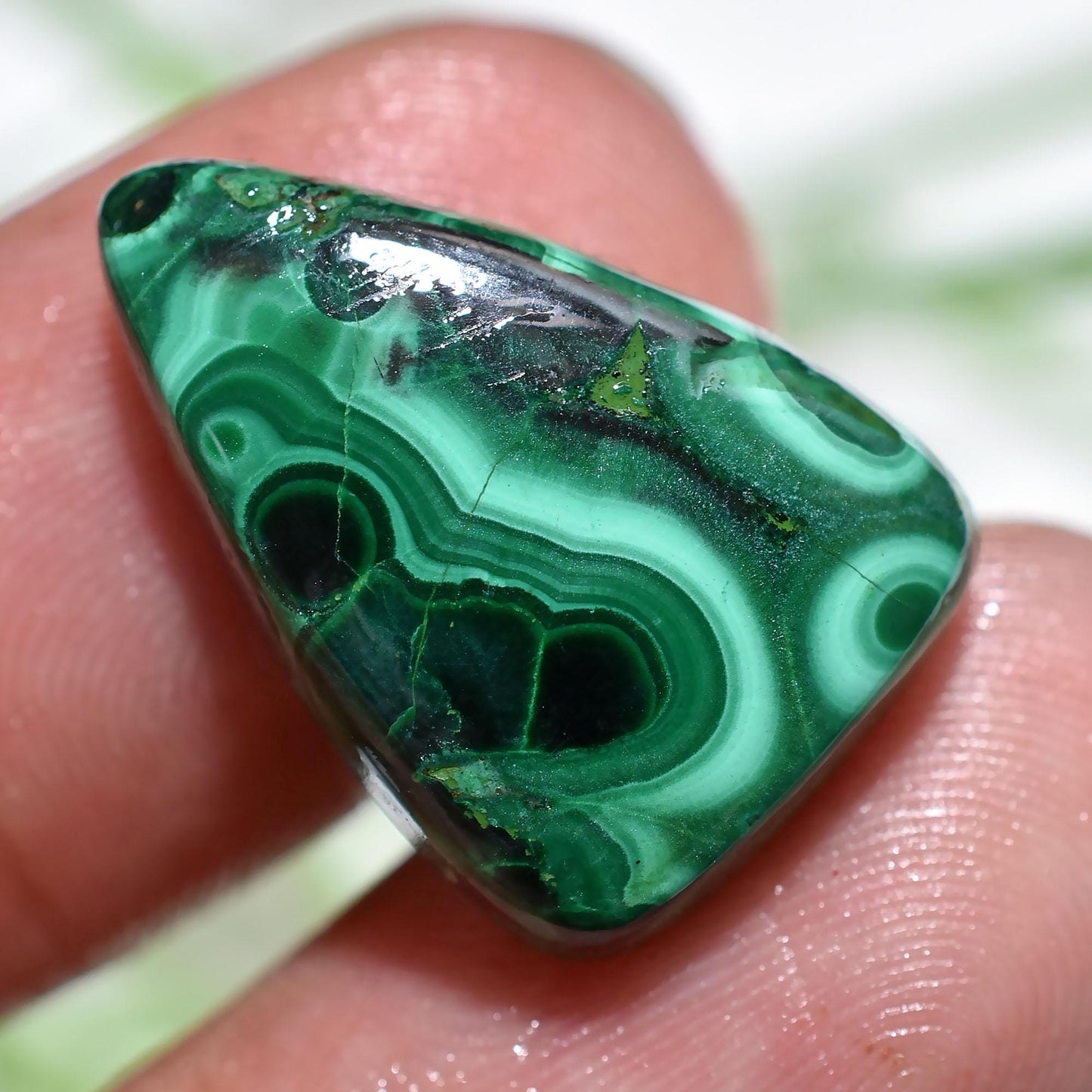 Designer Azurite Malachite Slice Gemstone - Oval-Fancy Azurite Malachite Smooth Cabs