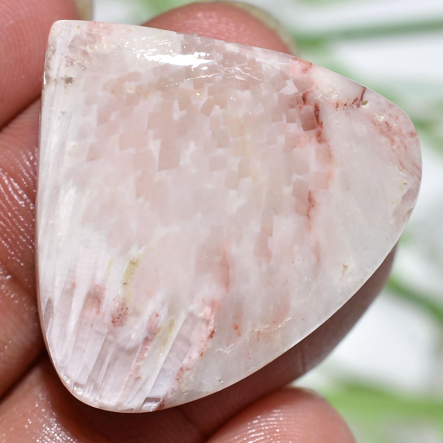 Natural Peach Scolecite Cabochons, Wholesale Designer Gemstones for Jewelry Making